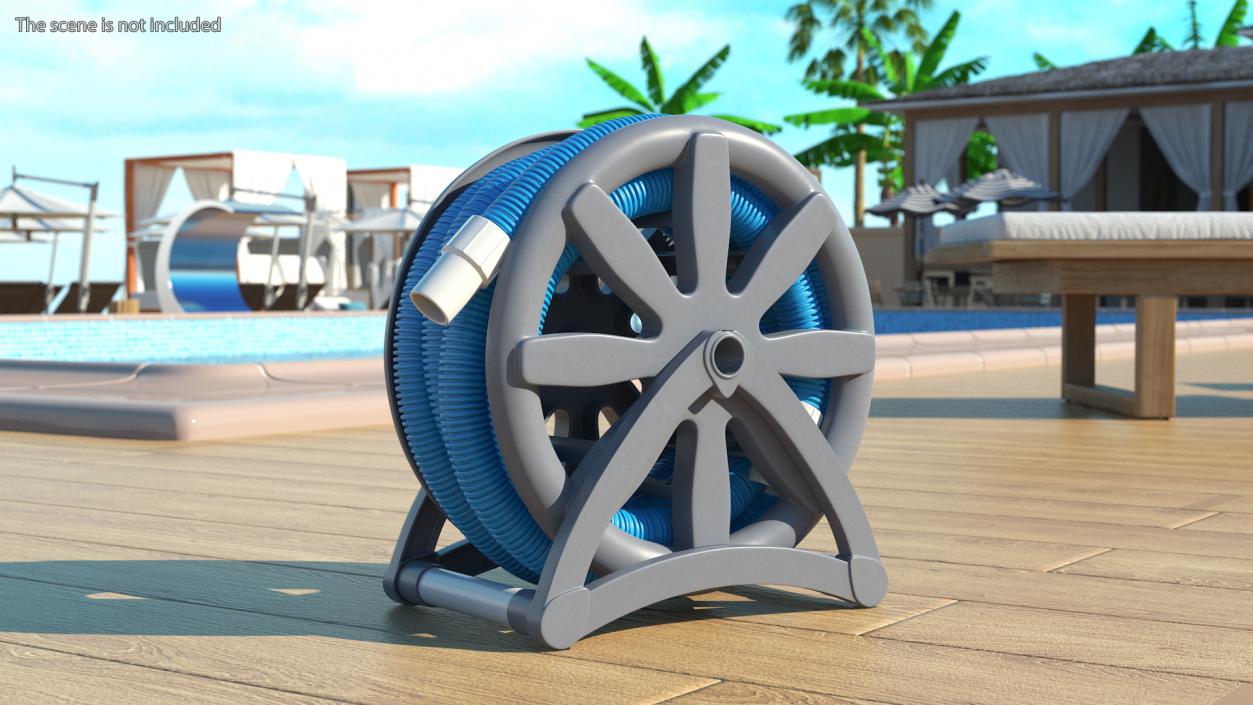 3D Floating Hose Reel model