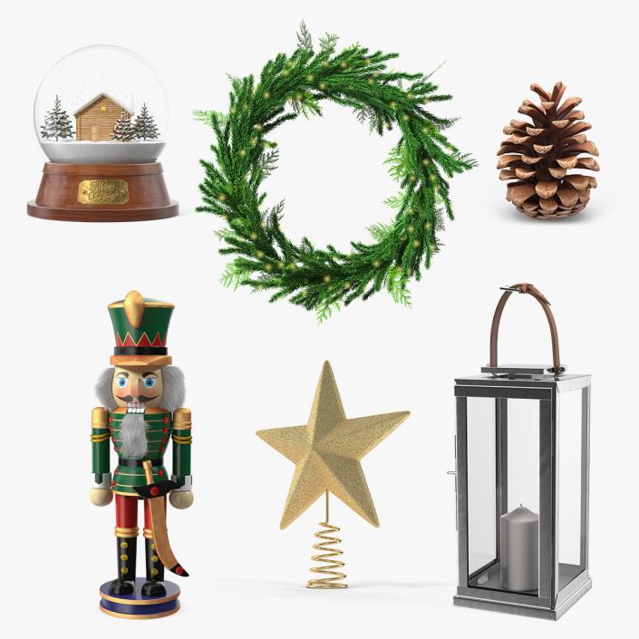 3D Christmas Decor Collection 5 model