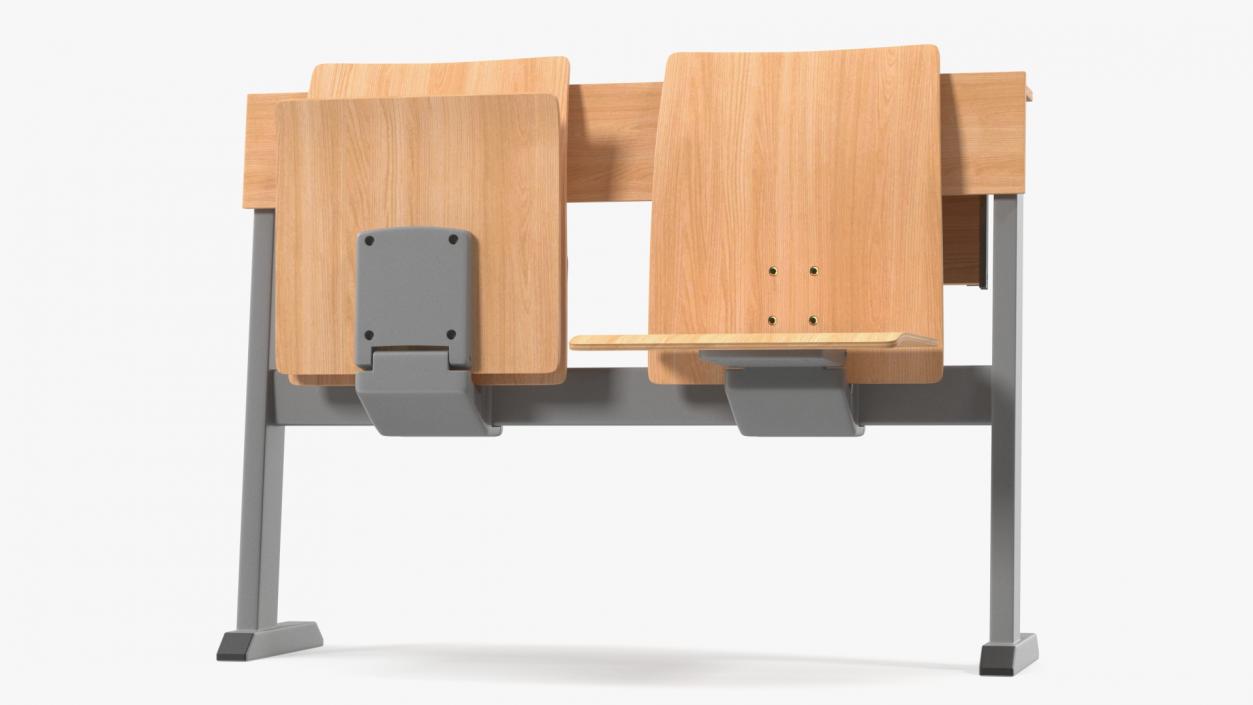 3D model University Seating System For Two Places