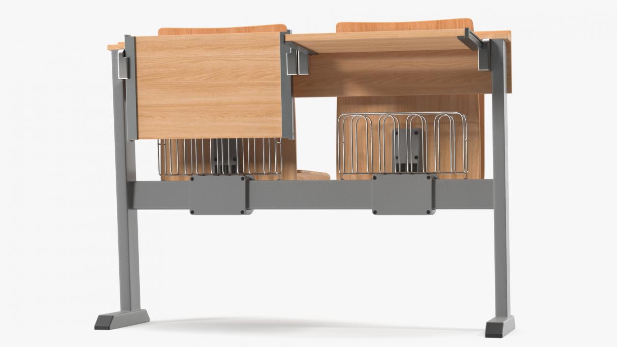 3D model University Seating System For Two Places