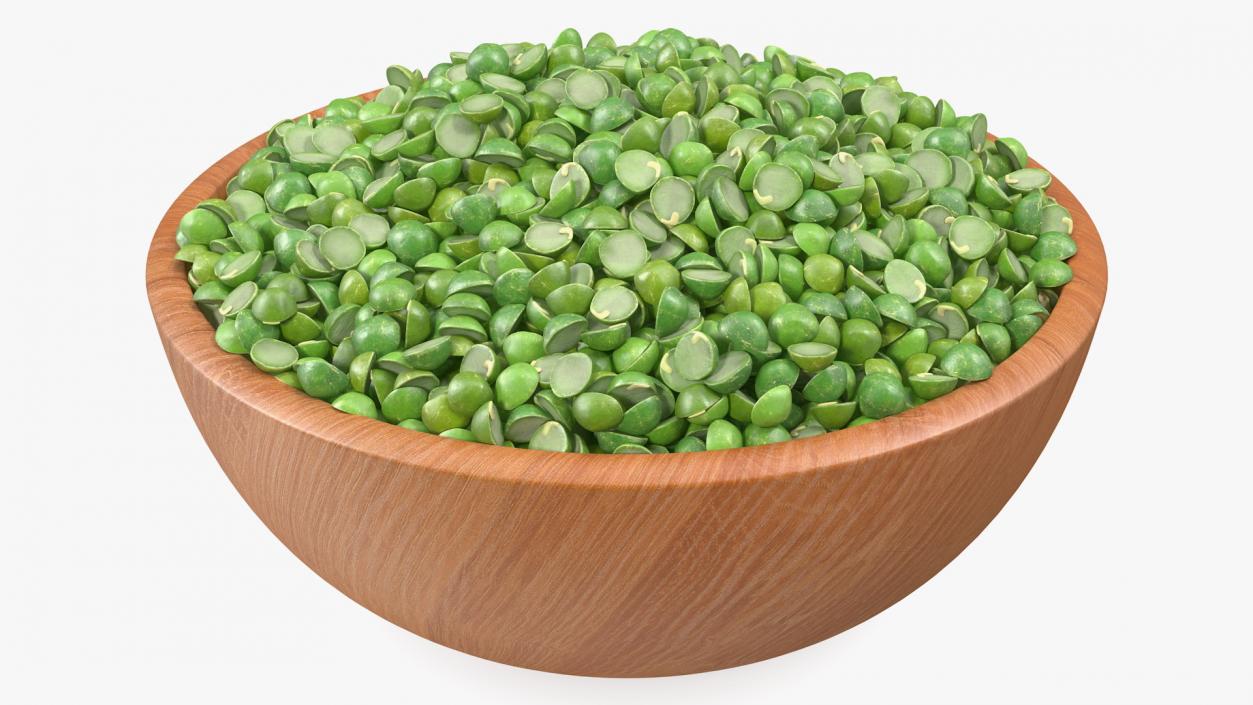 Full Bowl of Split Pea 3D