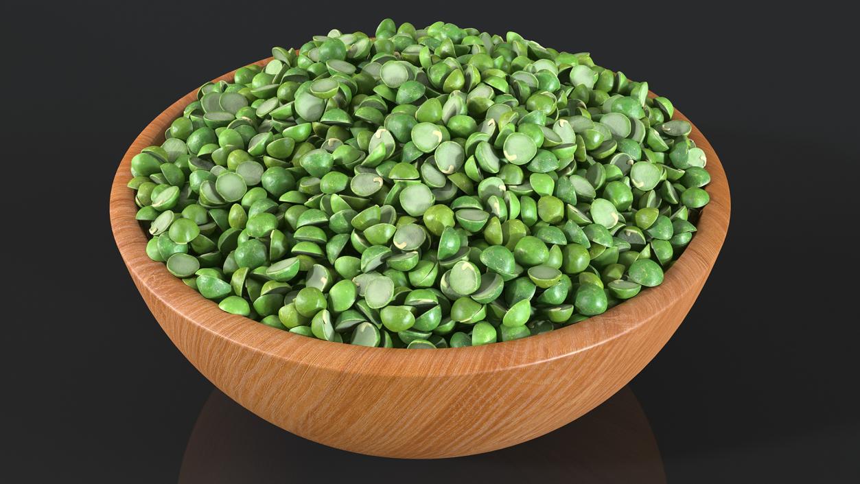 Full Bowl of Split Pea 3D