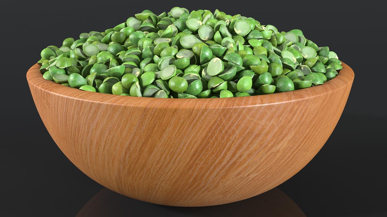 Full Bowl of Split Pea 3D