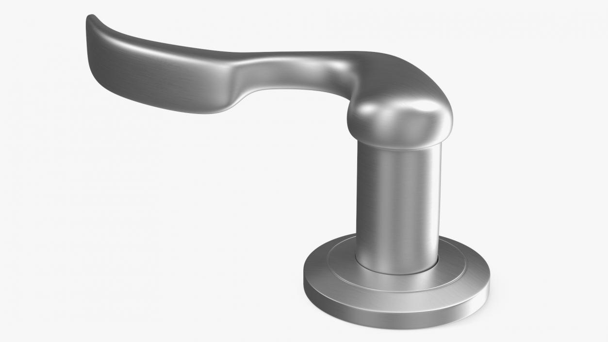 Steel Curly Door Handles 3D model