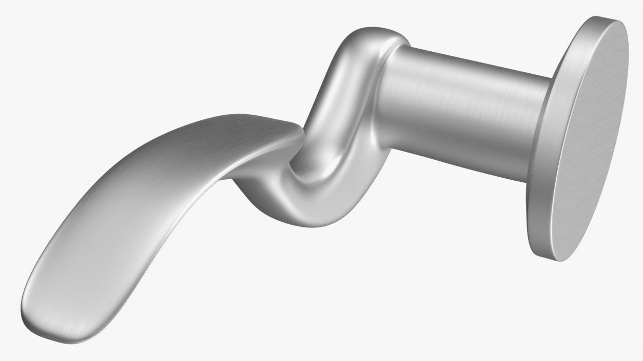 Steel Curly Door Handles 3D model