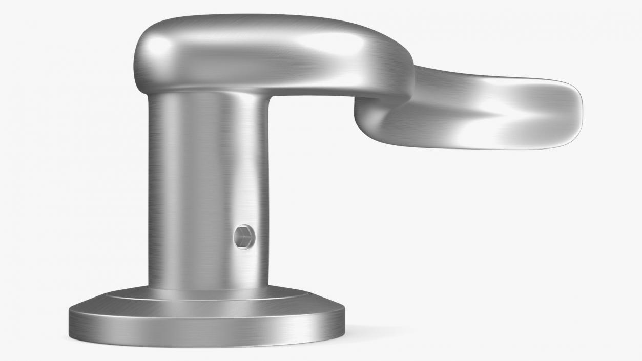 Steel Curly Door Handles 3D model