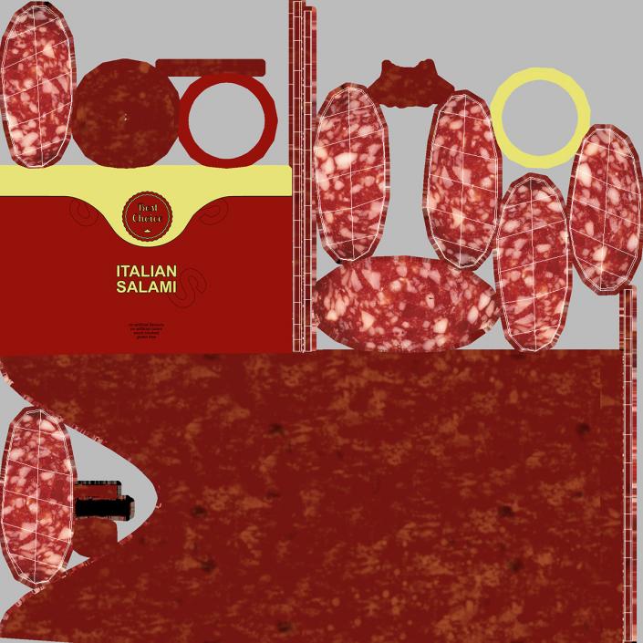 3D Salami Slices model