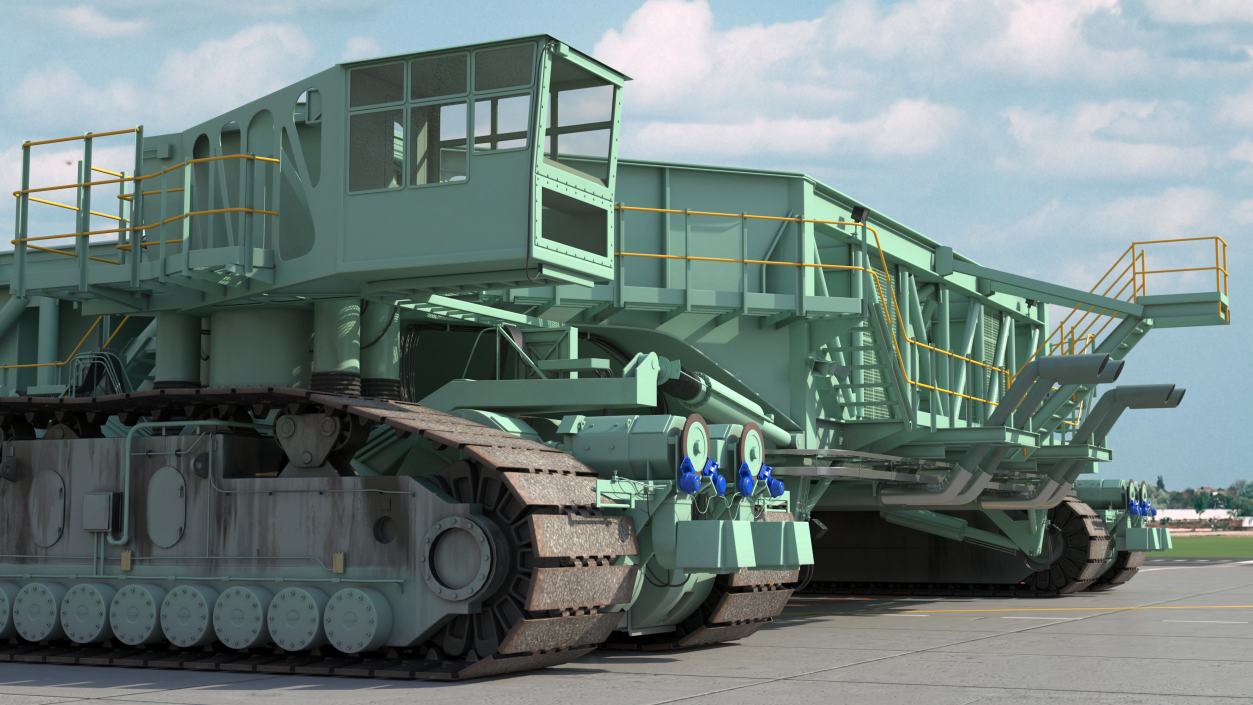 Mobile Launcher Platform Crawler 3D