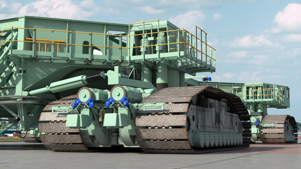 Mobile Launcher Platform Crawler 3D