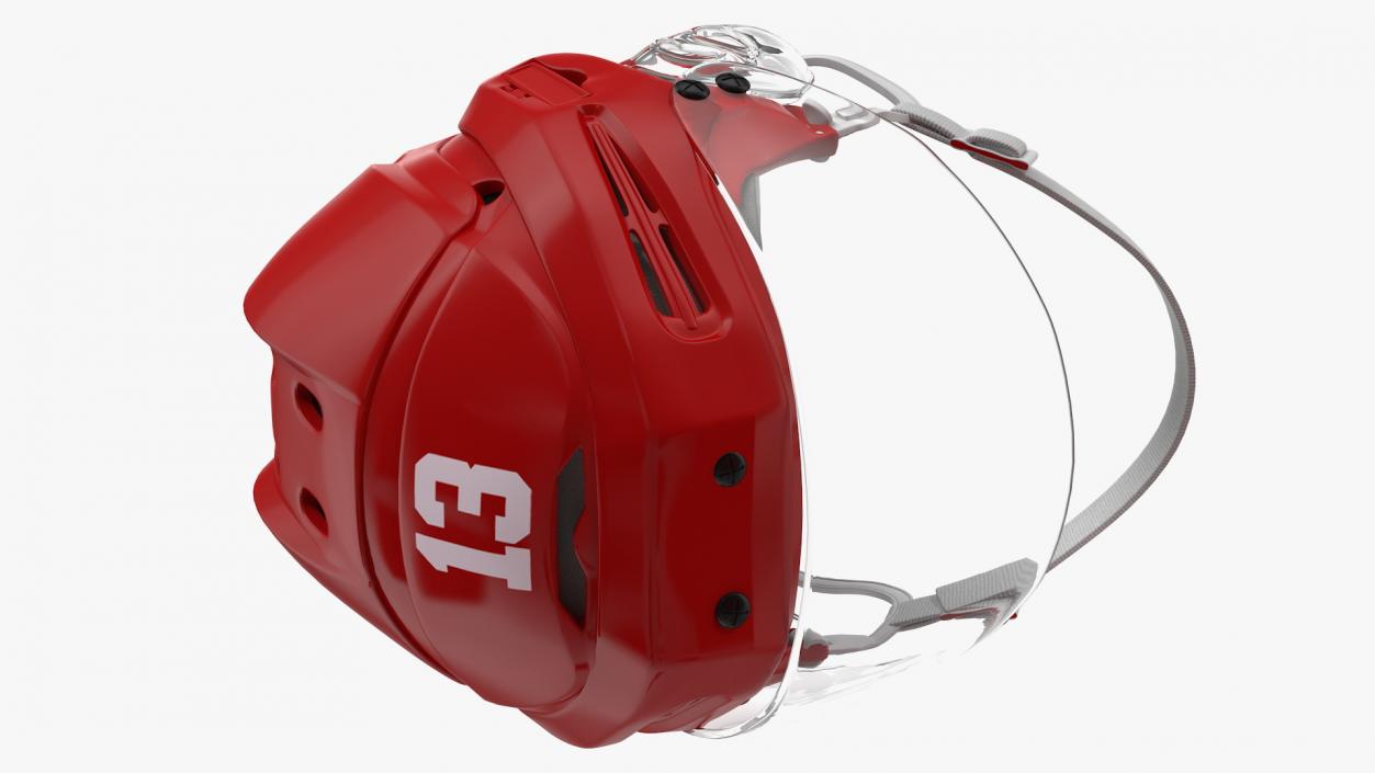 3D model Hockey Equipment Red