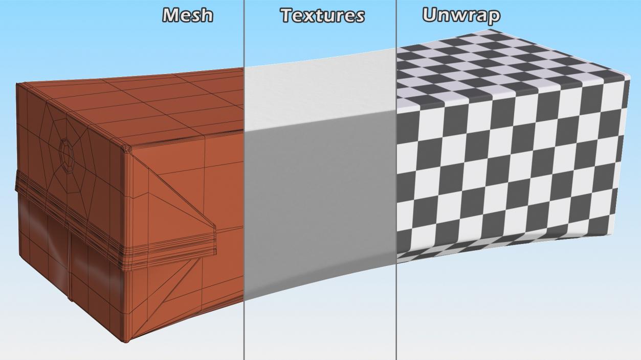 3D Beveled Edge Small Aseptic Carton with Strawhole model