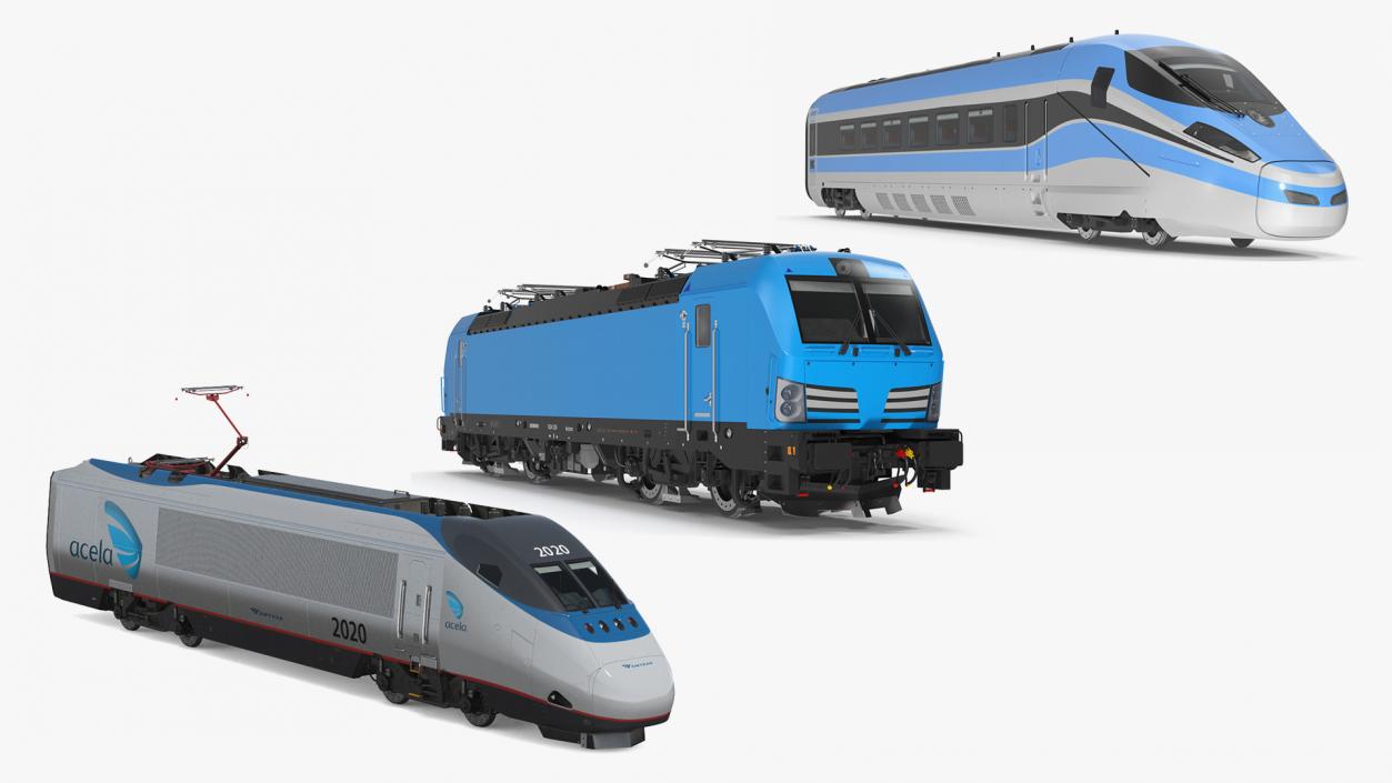 Locomotives Collection 3 3D model