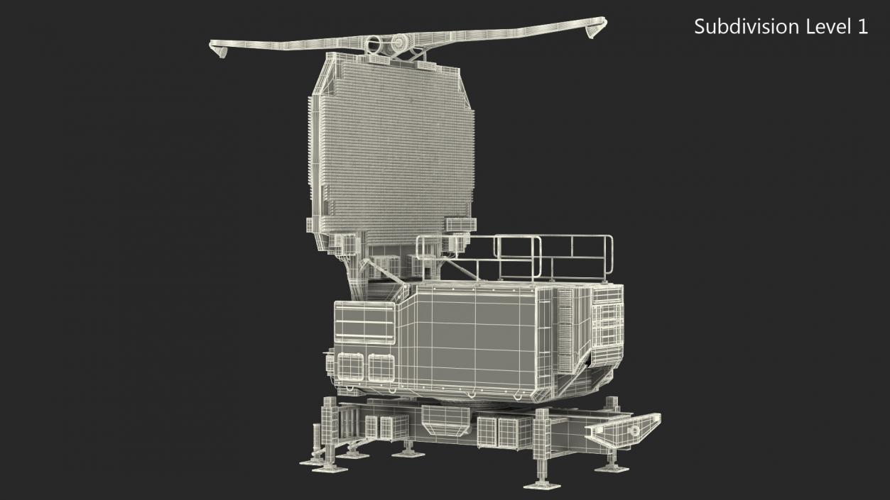 3D TOMBSTONE 64N6 Camouflage Radar