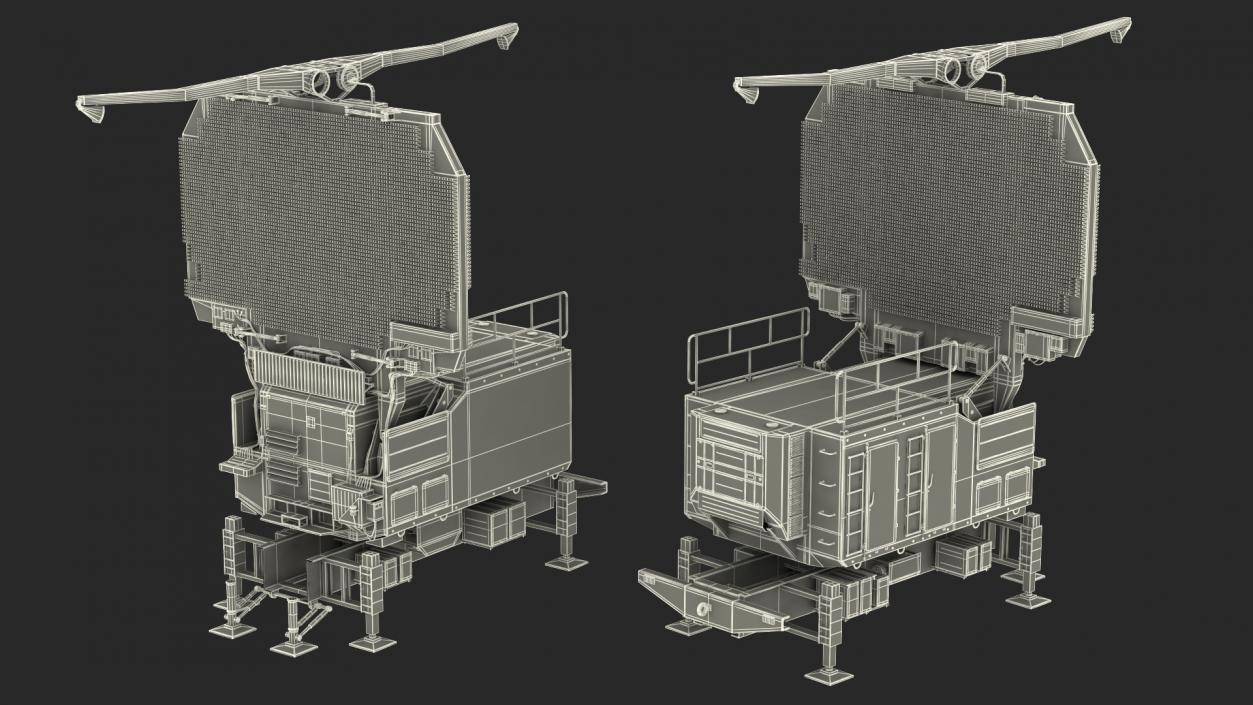 3D TOMBSTONE 64N6 Camouflage Radar