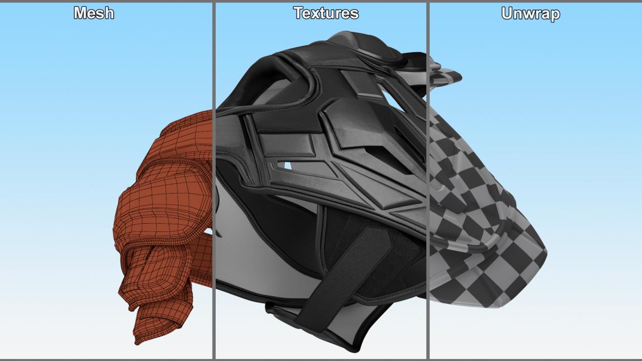 Hockey Shoulder Pads Senior 3D