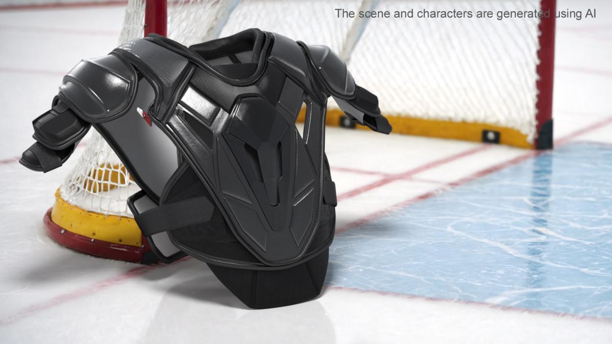 Hockey Shoulder Pads Senior 3D