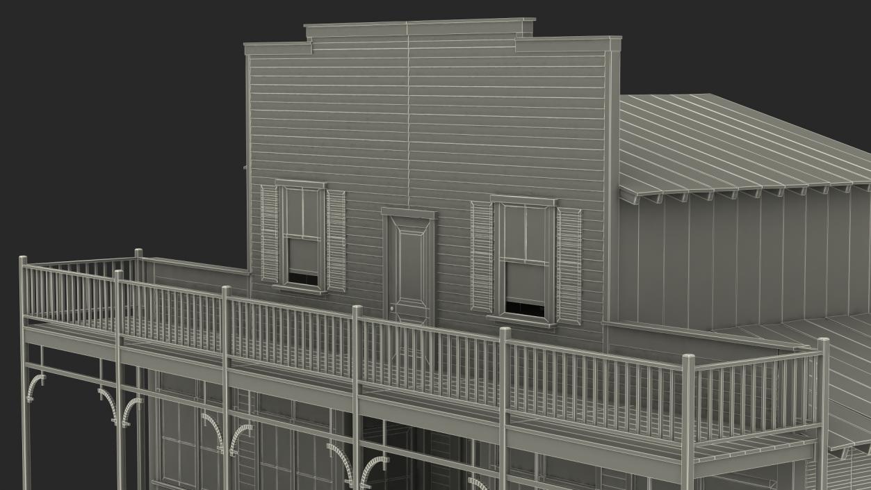 Old Western House 3D