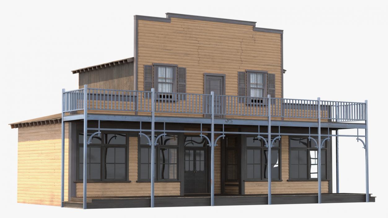 Old Western House 3D