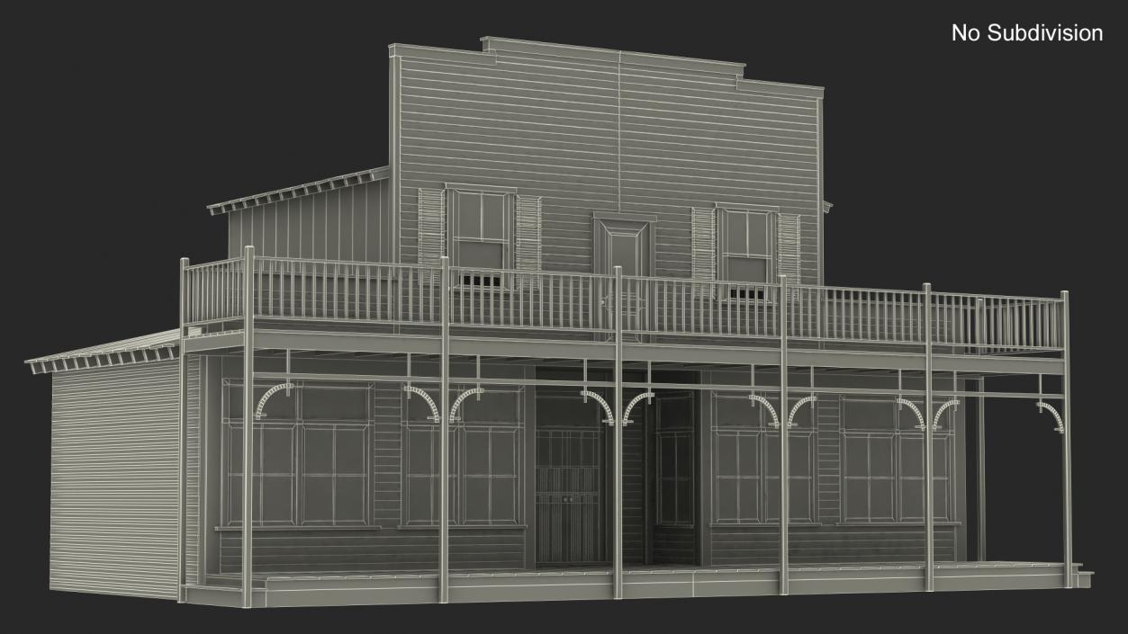 Old Western House 3D