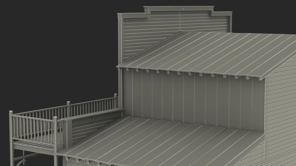 Old Western House 3D