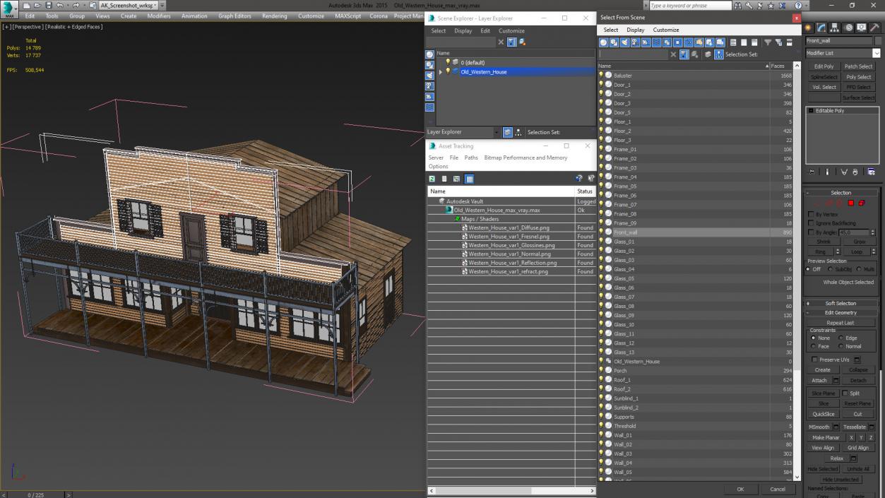 Old Western House 3D