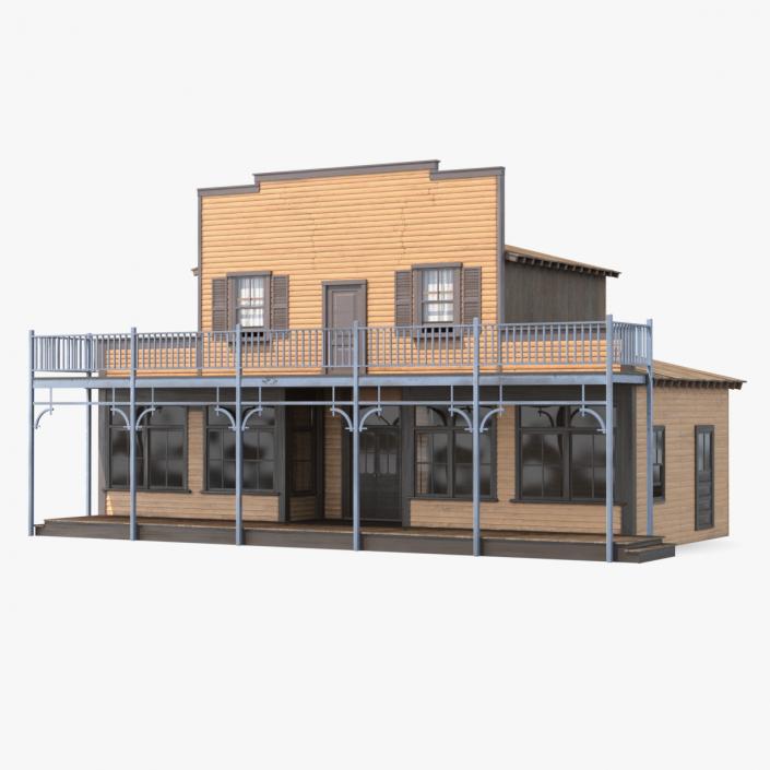 Old Western House 3D