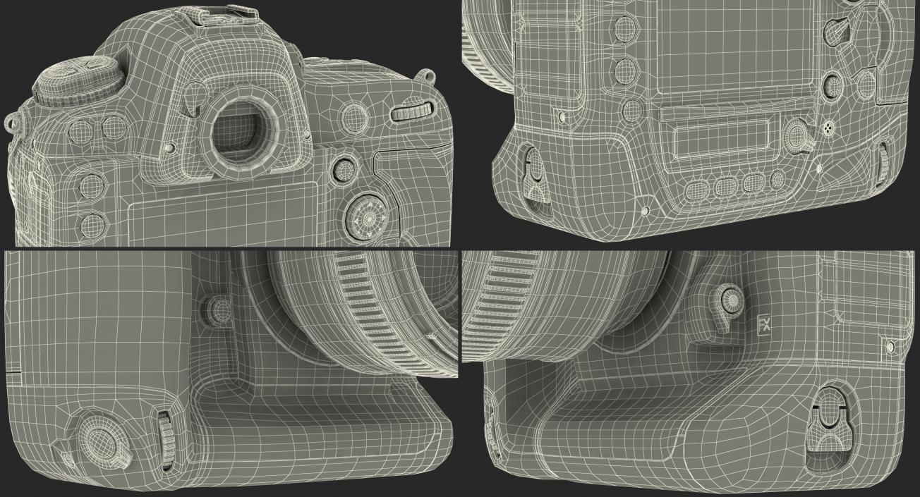 3D model Nikon D4