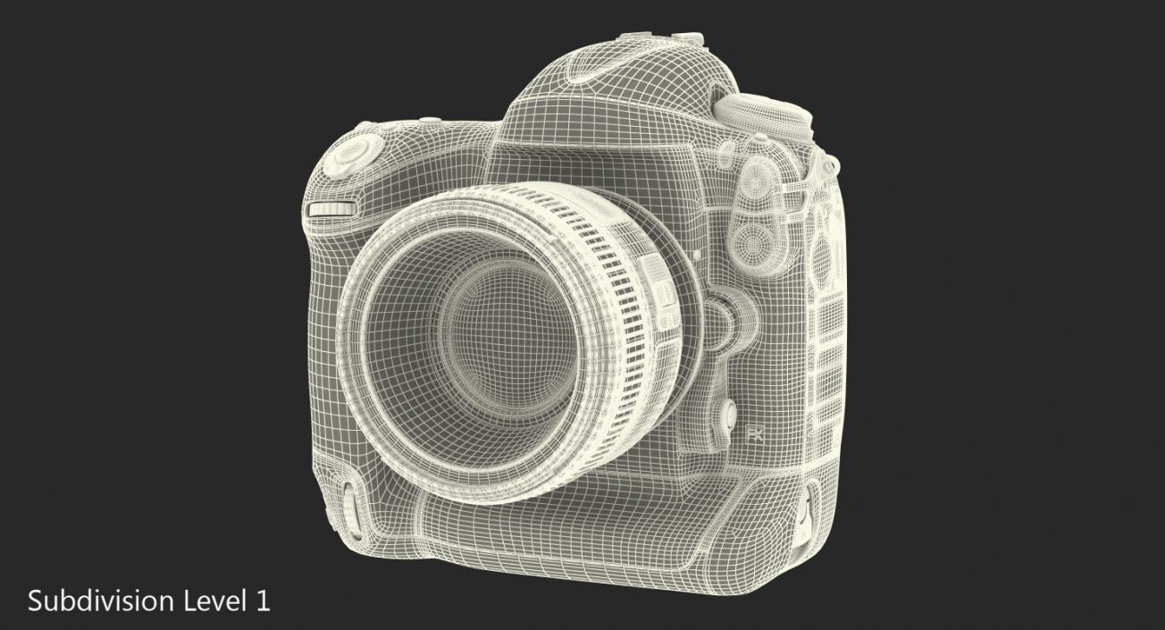 3D model Nikon D4