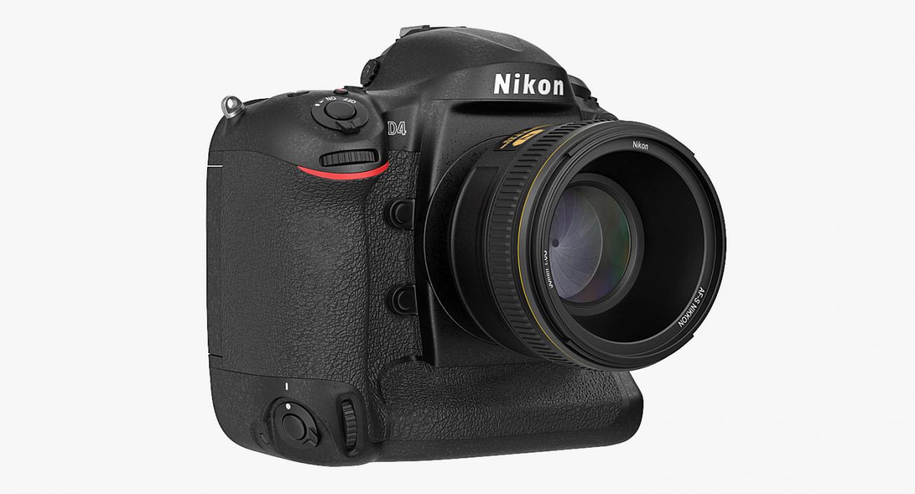 3D model Nikon D4