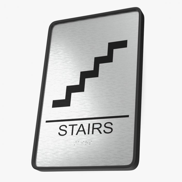 3D Stairs Sign