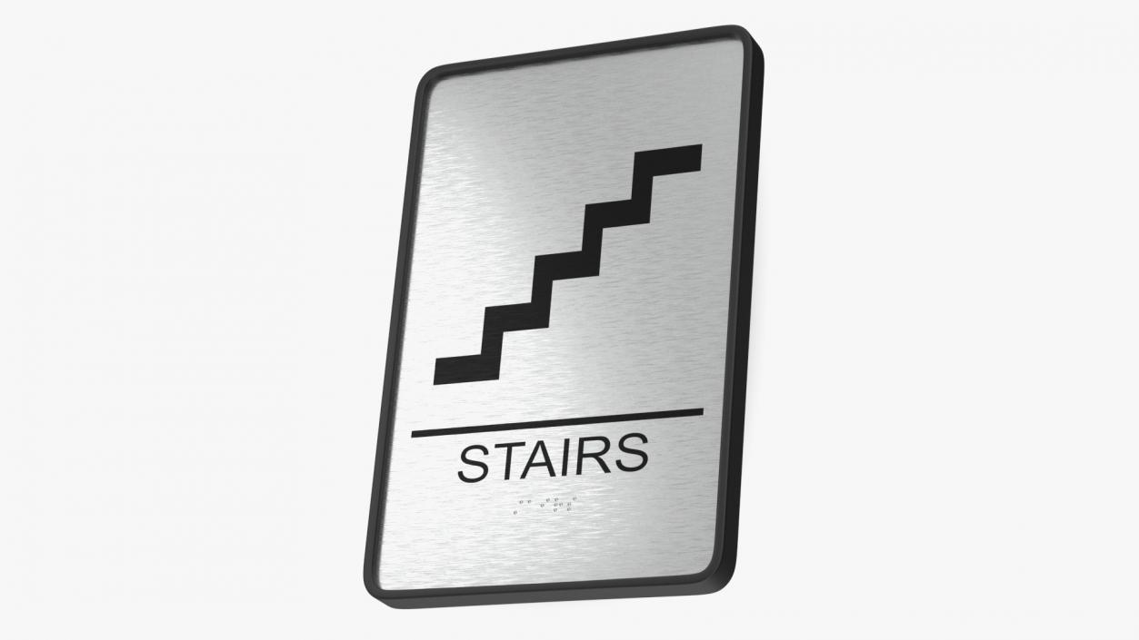 3D Stairs Sign