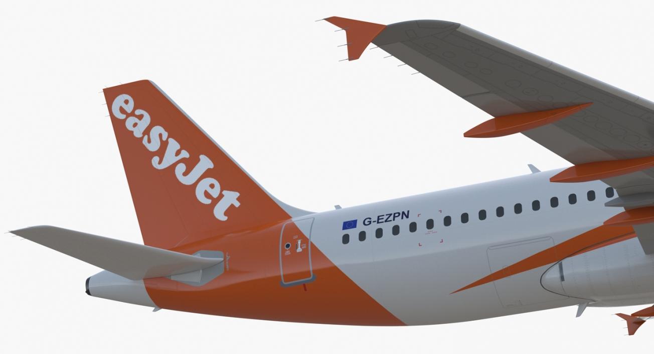 Airbus A320 EasyJet Airline 3D