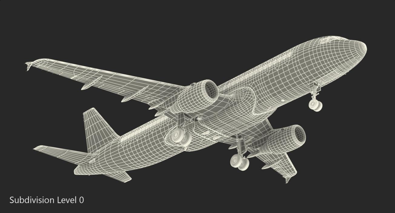 Airbus A320 EasyJet Airline 3D