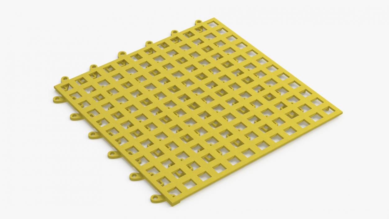 3D model Connectable Floor Mats Collection 2