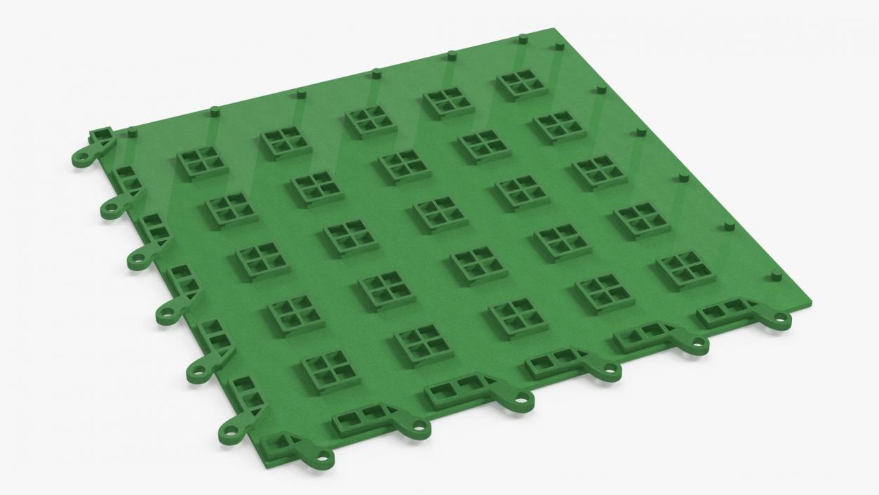 3D model Connectable Floor Mats Collection 2