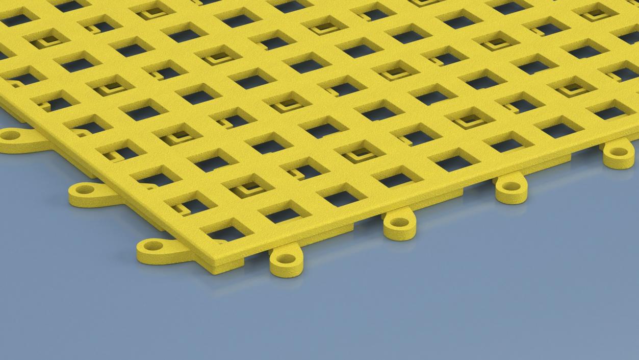 3D model Connectable Floor Mats Collection 2