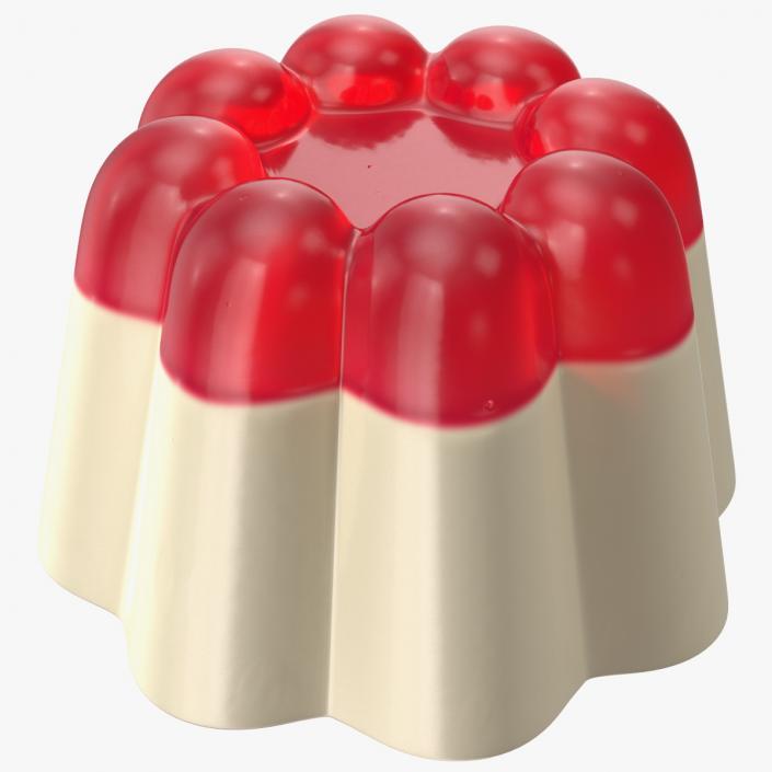 Jelly Pudding Chery Milk 3D model