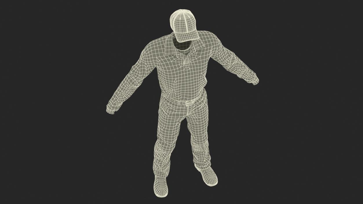 Mens Clothes Casual 3D model