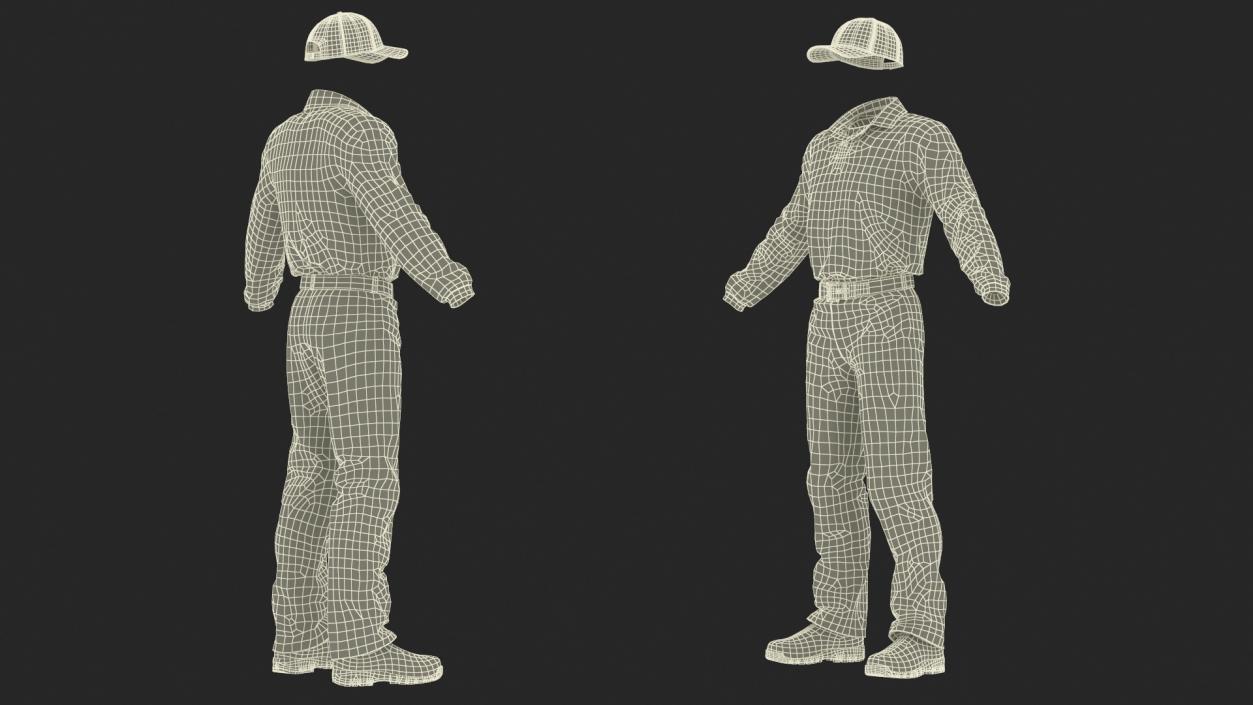 Mens Clothes Casual 3D model