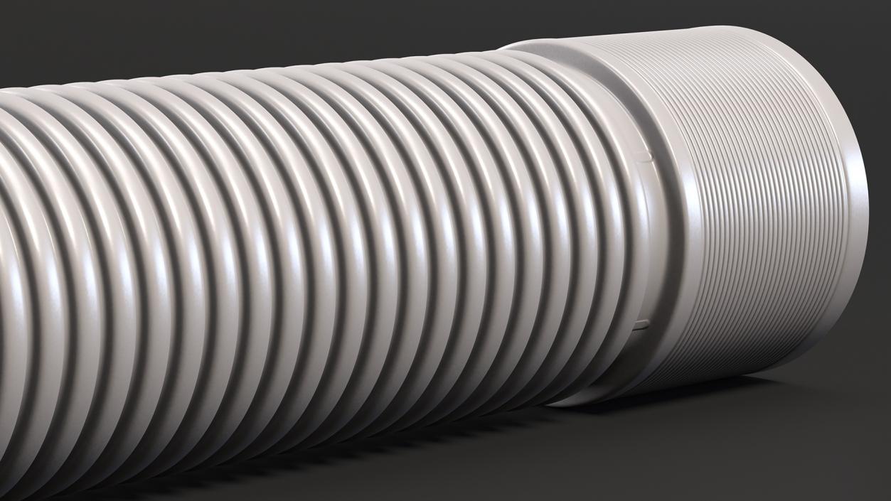 3D Sewage Pipe Grey