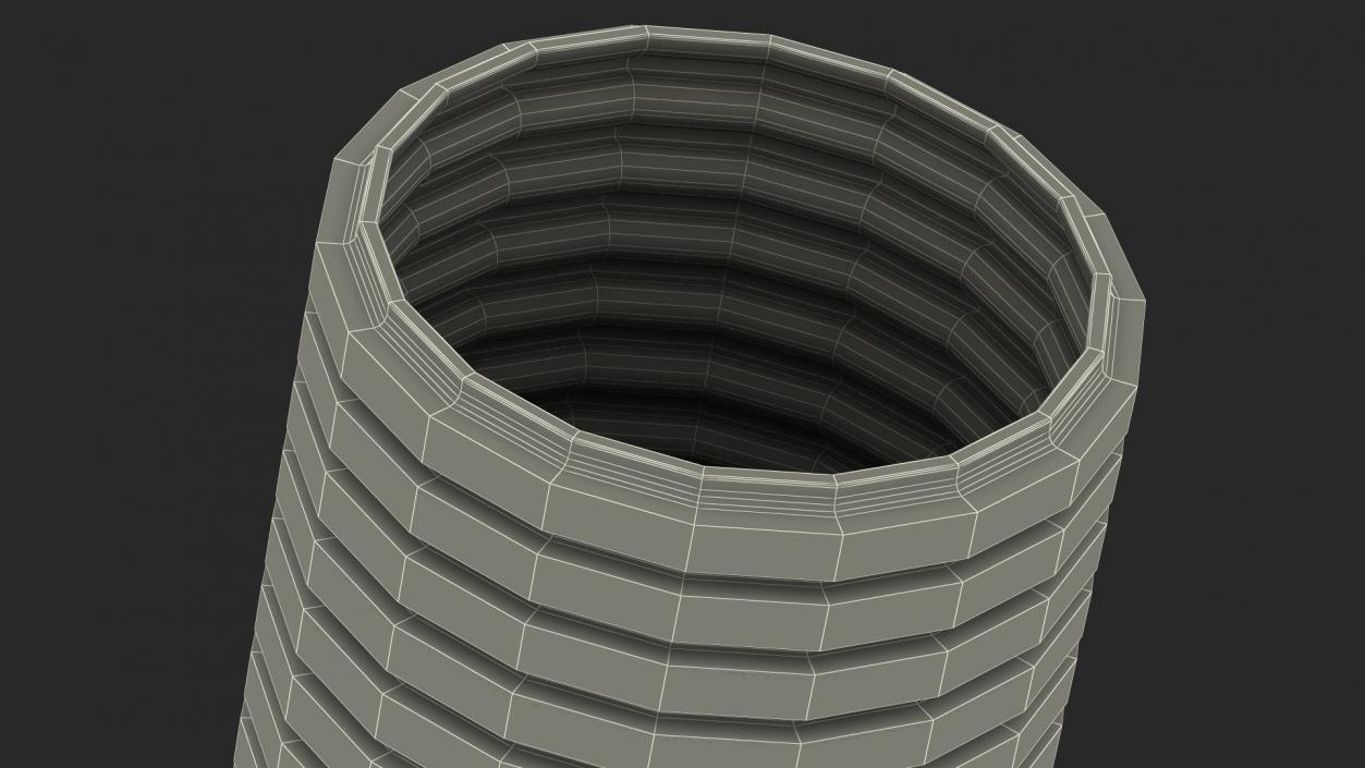 3D Sewage Pipe Grey