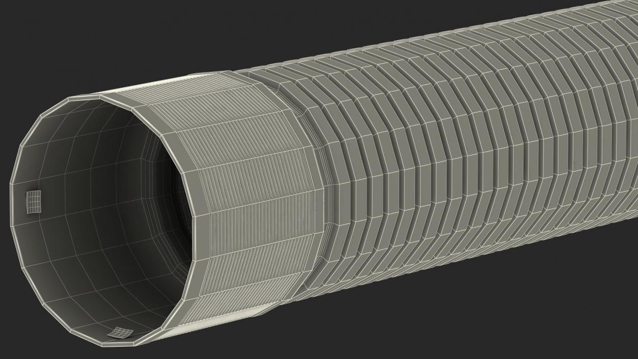 3D Sewage Pipe Grey