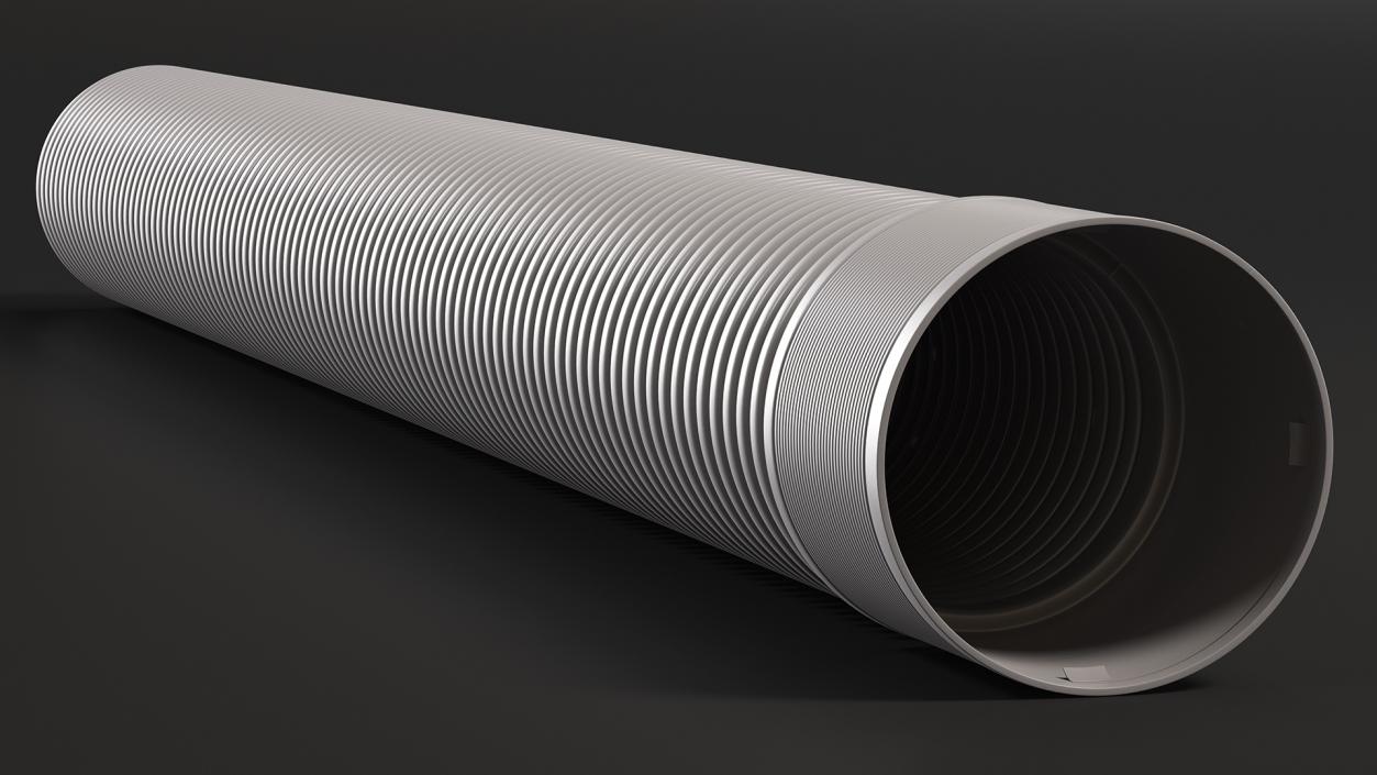 3D Sewage Pipe Grey