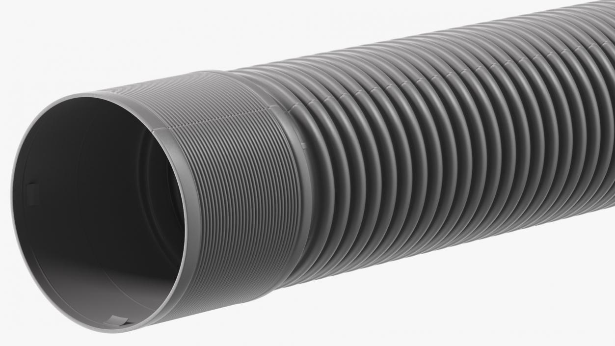 3D Sewage Pipe Grey