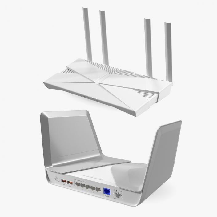 3D model Modern Wifi Routers Collection