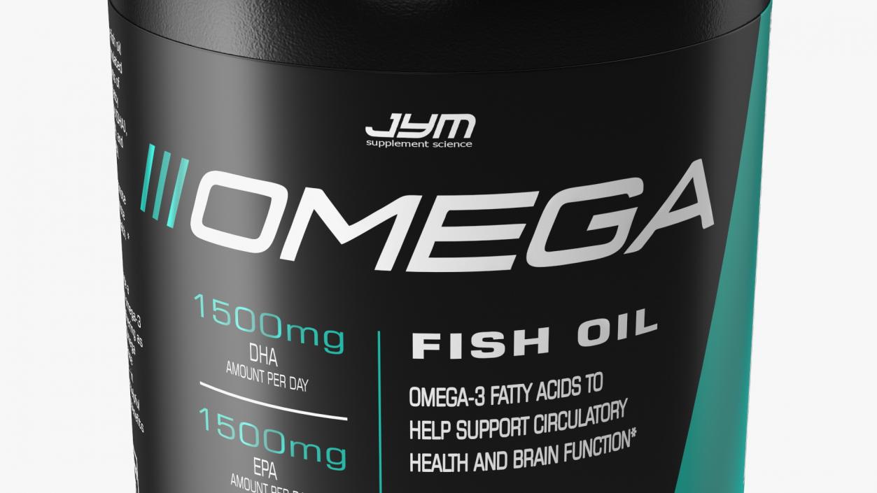 3D model Omega JYM Omega3 Fish Oil