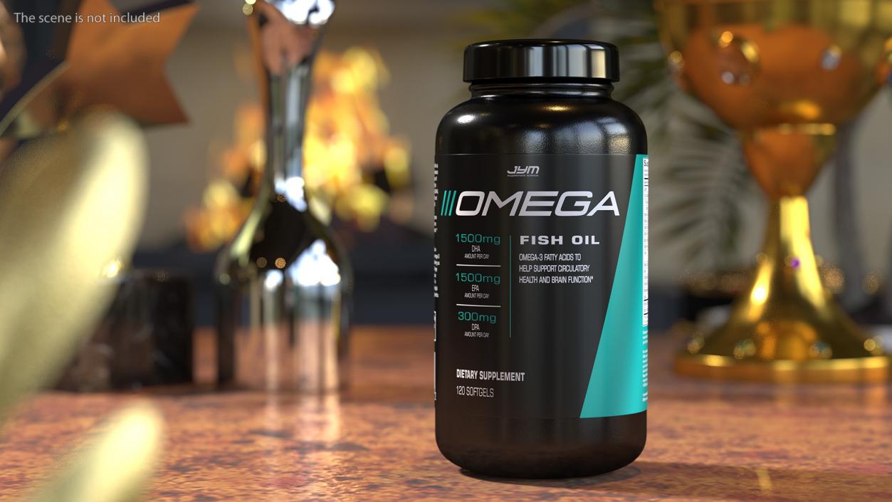 3D model Omega JYM Omega3 Fish Oil