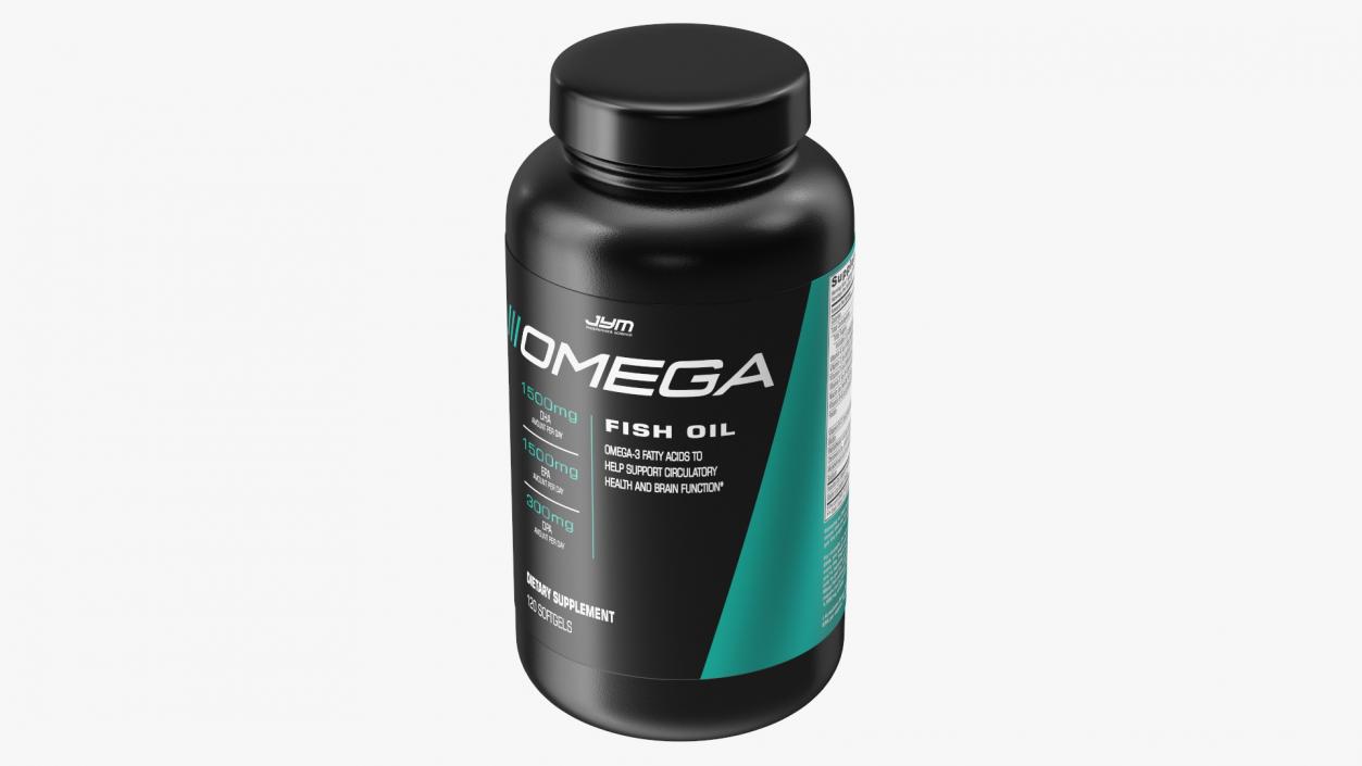 3D model Omega JYM Omega3 Fish Oil