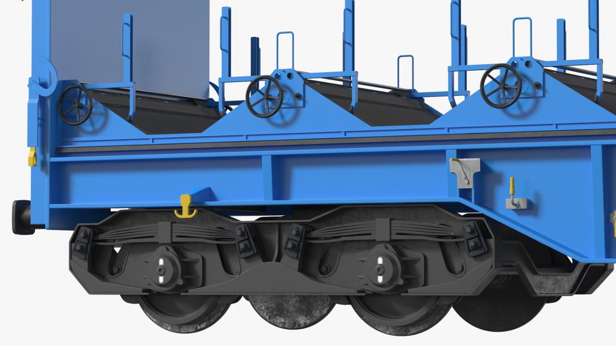 3D Tarpaulin Freight Wagon Opened Clear