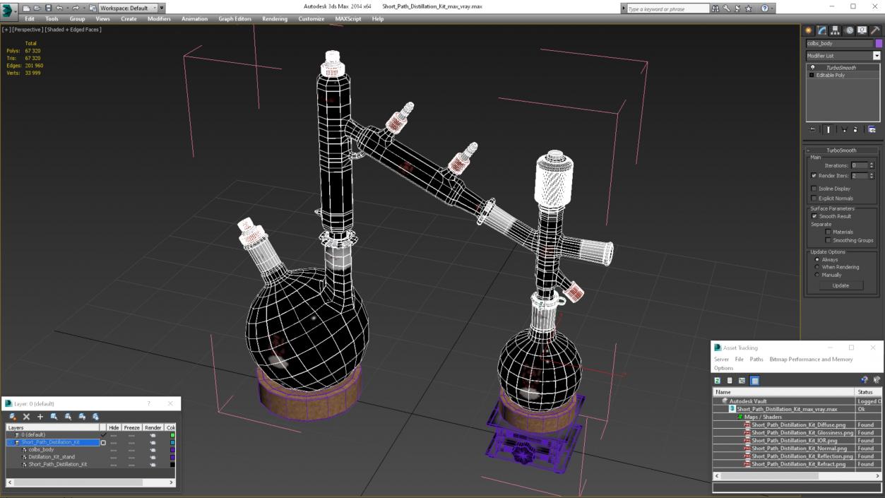 Short Path Distillation Kit 3D